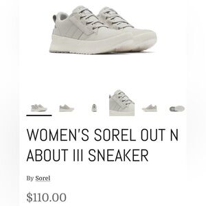 Sorel Women's Out N About III Sneakers - Light Gray